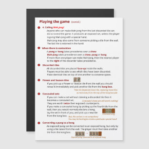 Invitación Magnética Reglas magnéticas de BMJA - Jugar el juego (2)