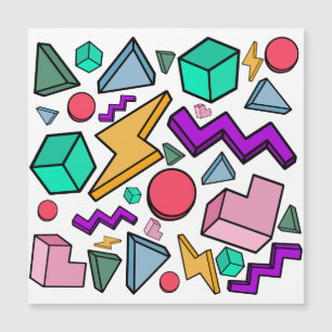 Invitación Magnética Retro de cosecha estética de los años 80