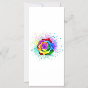 Invitación Magnética Rosa arcoiris colorido