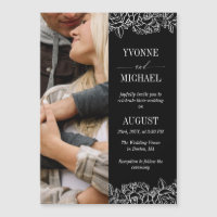 Rosa blanco negro señala a Boda de fotos