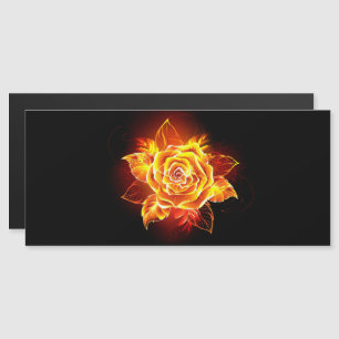 Invitación Magnética Rosa de incendios en auge