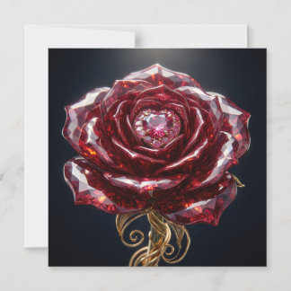 Invitación Magnética Rubies Red Magnet Card