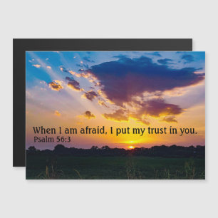 Invitación Magnética Salmo 56:3 Alentamiento bíblico