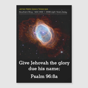 Invitación Magnética Salmo 96:8a Escritura para 2025