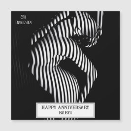 Invitación Magnética Sexy Boda Aniversario travieso