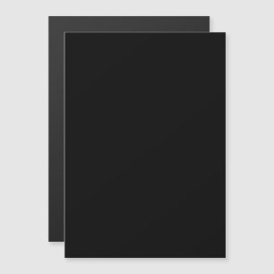 Invitación Magnética Silueta de gato negro minimalista