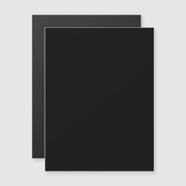 Invitación Magnética Silueta de gato negro minimalista