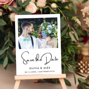 Invitación Magnética Simple Save The Date