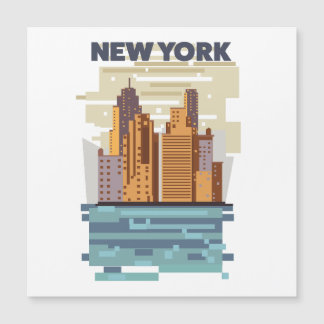 Invitación Magnética Skyline de Nueva York