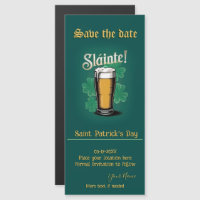 ¡Slàinte! Pinta de cerveza del Día de San Patricio
