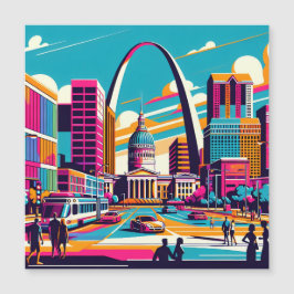 Invitación Magnética St Louis, Missouri | El Arco De La Puerta De Enlac