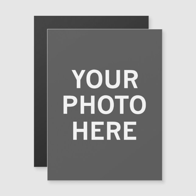 Invitación Magnética Su foto aquí (Anverso/Reverso)