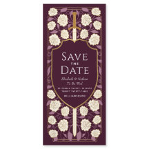 Sword & Shield Fantasy medieval Save the Date