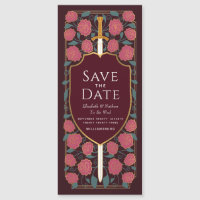 Sword & Shield Fantasy medieval Save the Date