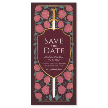 Sword & Shield Fantasy medieval Save the Date
