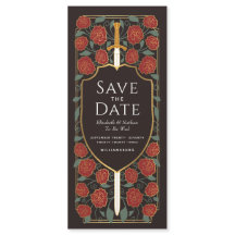 Sword & Shield Fantasy medieval Save the Date