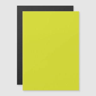 Invitación Magnética Textura de fondo amarillo plano