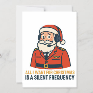 Invitación Magnética Todo lo que quiero para Navidad es una frecuencia 