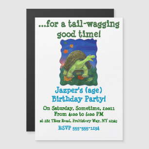 Invitación Magnética Tortoise Stationery