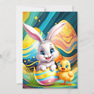 INVITACIÓN MAGNÉTICA UNA PASCUA DE SALTOS Y BRINCOS PARA TI