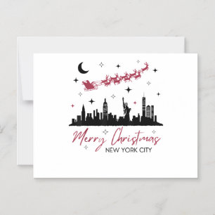 Invitación Magnética Viaje de Navidad a Nueva York, Feliz Navidad Nueva