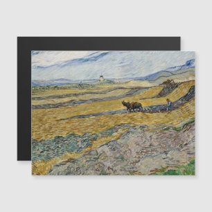 Invitación Magnética Vincent Van Gogh, campo cerrado con flores
