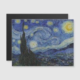 Invitación Magnética Vincent Van Gogh, La Noche Starry