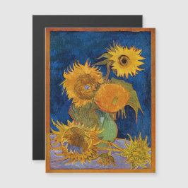 Invitación Magnética Vincent Van Gogh - Sunflowers, 2ª versión