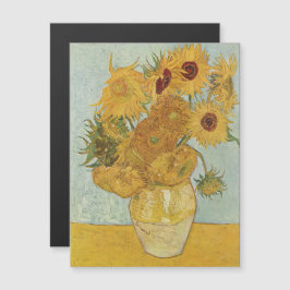 Invitación Magnética Vincent Van Gogh - Sunflowers, 3ª versión