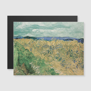 Invitación Magnética Vincent Van Gogh, Wheatfield Con Cornflowers