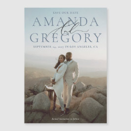 Invitación Magnética Y Guiar La Imagen Completa Elegante Guardar El Imá