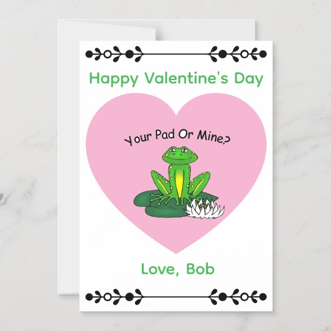 Invitación Magnética Your Pad or Mine? Magnetic Card (Anverso)