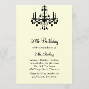 Invitación magnífica del cumpleaños del salón de