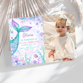 Invitación Magnífica foto de la Fiesta del Cumpleaños de las