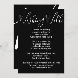 Invitación Magnífica tipografía blanca mínima simple deseando