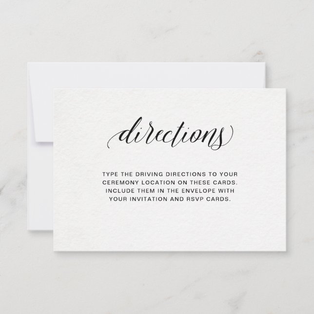 Invitación Magnífica tipografía en direcciones de papel acuar (Anverso)