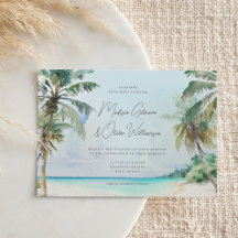 Magnífico Boda de la Isla de las Palmeras Tropical