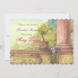 Invitación Magnífico Castillo Encantador De Ducha De Novias