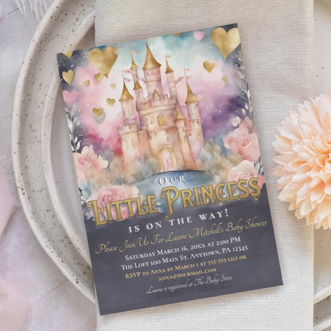 Invitación Magnífico cuento de hadas princesa Baby Shower Spr (Subido por el creador)