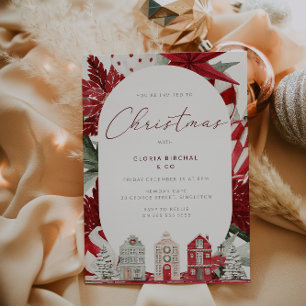 Invitación Magnífico Fiesta de celebración de Navidades moder