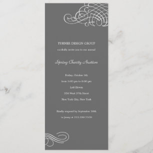 Invitación Magnífico Scrolls Corporate/Business Fiesta Invita