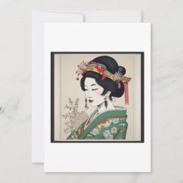 Invitación magnifique geisha