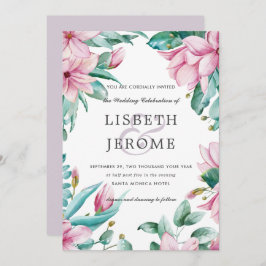 Invitación Magnolia Bloom | Boda Botánico Floral