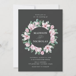 Invitación Magnolia & Eucalipto | Boda de Corona Floral
