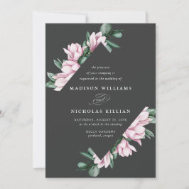 Invitación Magnolia & Eucalipto | Marco Floral de Boda