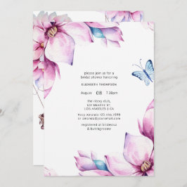 Invitación Magnolia Floral Bridal Shower