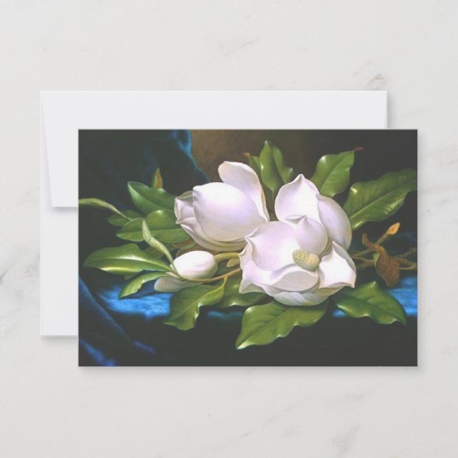Invitación Magnolia personalizada Blank Notecard (Anverso)