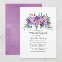 Magnolias moradas y Baby Shower virtual de Rosas