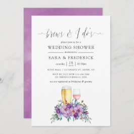 Invitación Magnolias moradas y Rosas se producen antes que yo