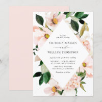 Magnolias rosas de Rubor y Boda de tramas de hidra